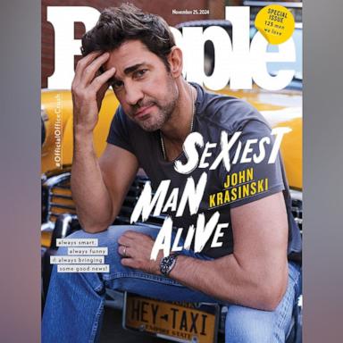 PHOTO: John Krasinski appears on the cover of People's Sexiest Man Alive issue.