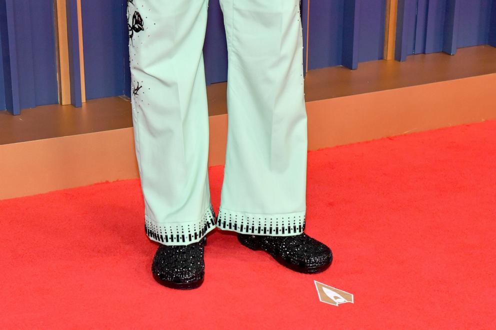 PHOTO: Shaboozey, shoe detail, attends The 58th Annual CMA Awards on Nov. 20, 2024 in Nashville, Tenn.