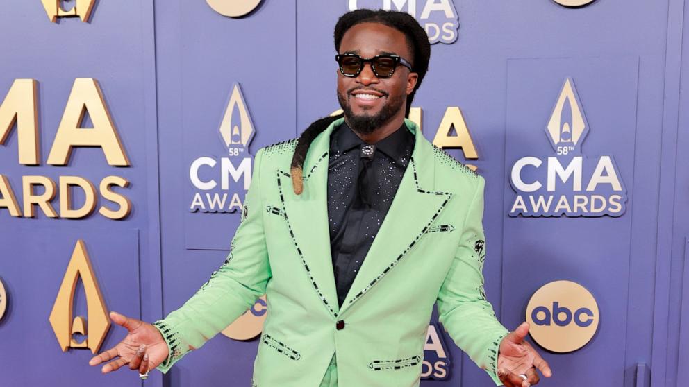 PHOTO: Shaboozey attends The 58th Annual CMA Awards on Nov. 20, 2024 in Nashville, Tenn.