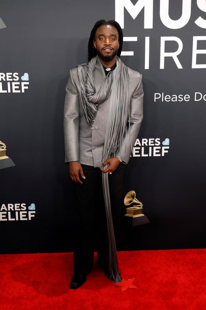 PHOTO: Shaboozey attends the 67th GRAMMY Awards on Feb. 02, 2025 in Los Angeles.