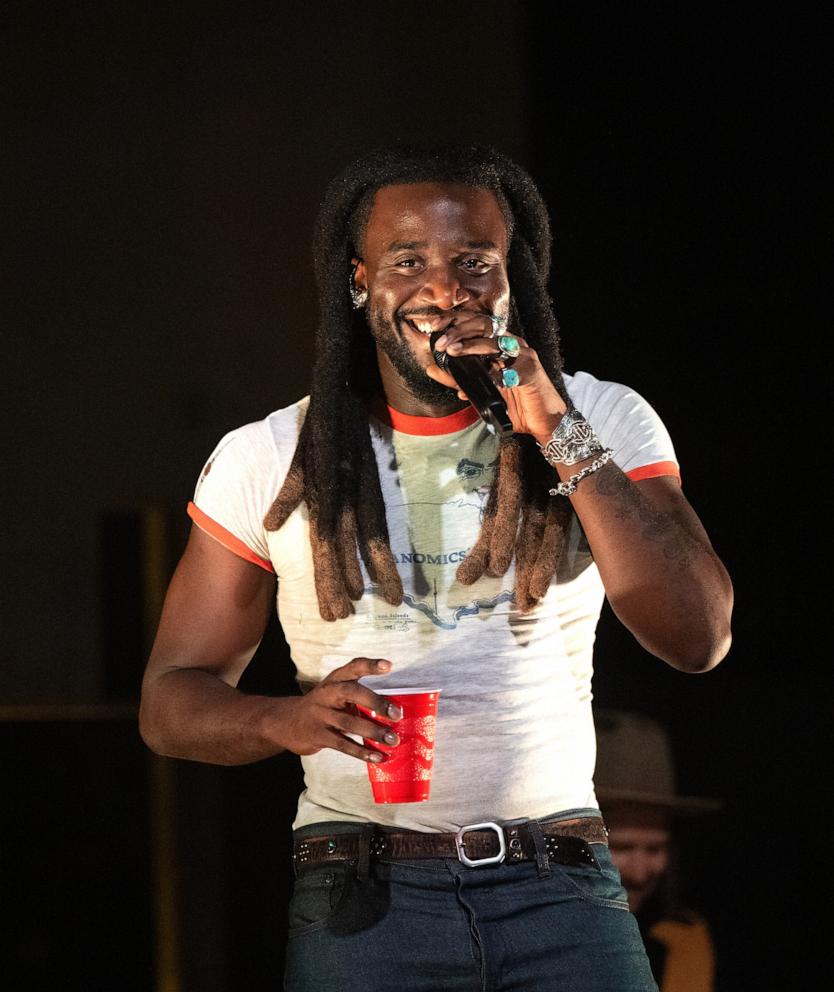 PHOTO: Shaboozey performs at Variety Playhouse on Sept. 25, 2024, in Atlanta.