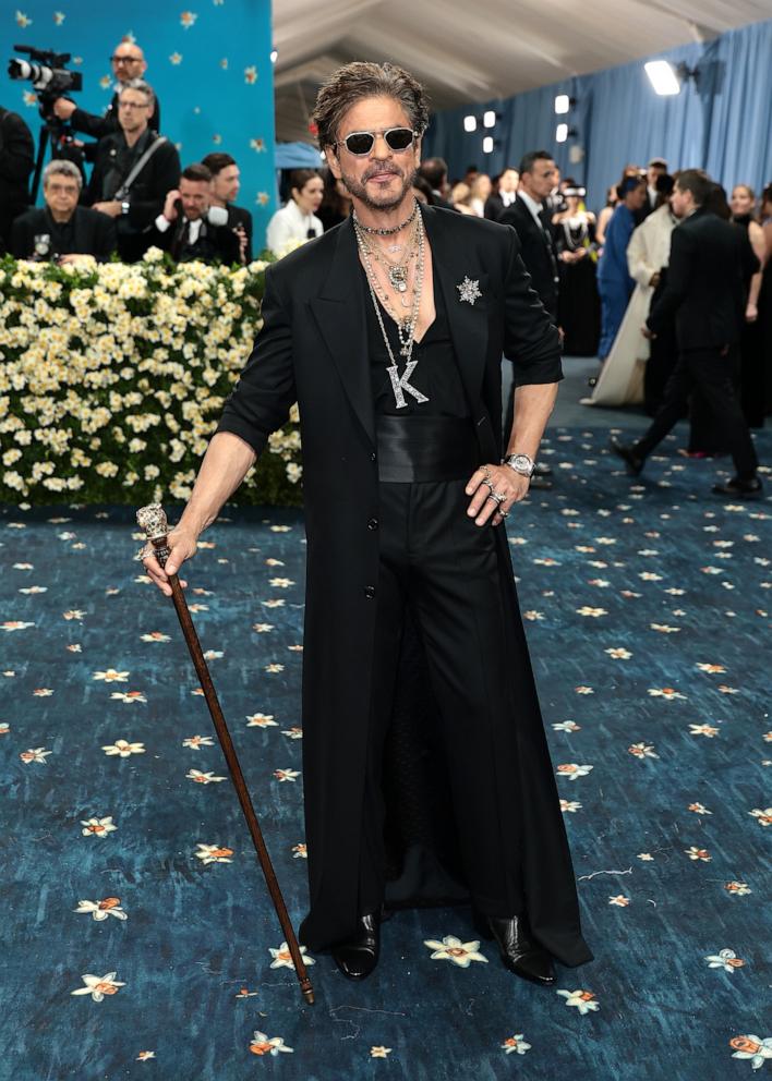 PHOTO: Shah Rukh Khan attends the 2025 Met Gala Celebrating "Superfine: Tailoring Black Style" at Metropolitan Museum of Art, on May 5, 2025, in New York.