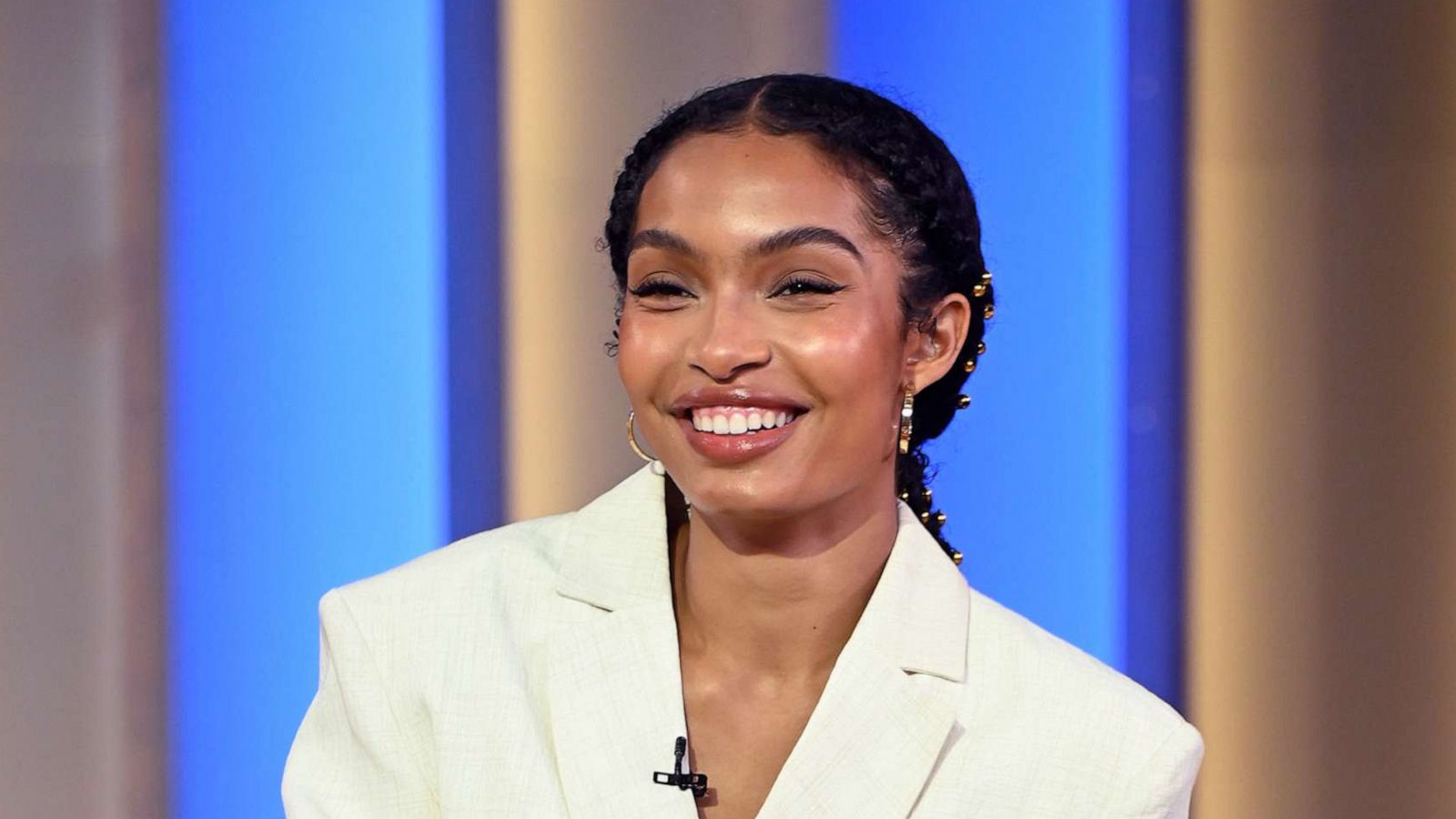 PHOTO: Actress Yara Shahidi appears on ABC's "Good Morning America," April 24, 2023.