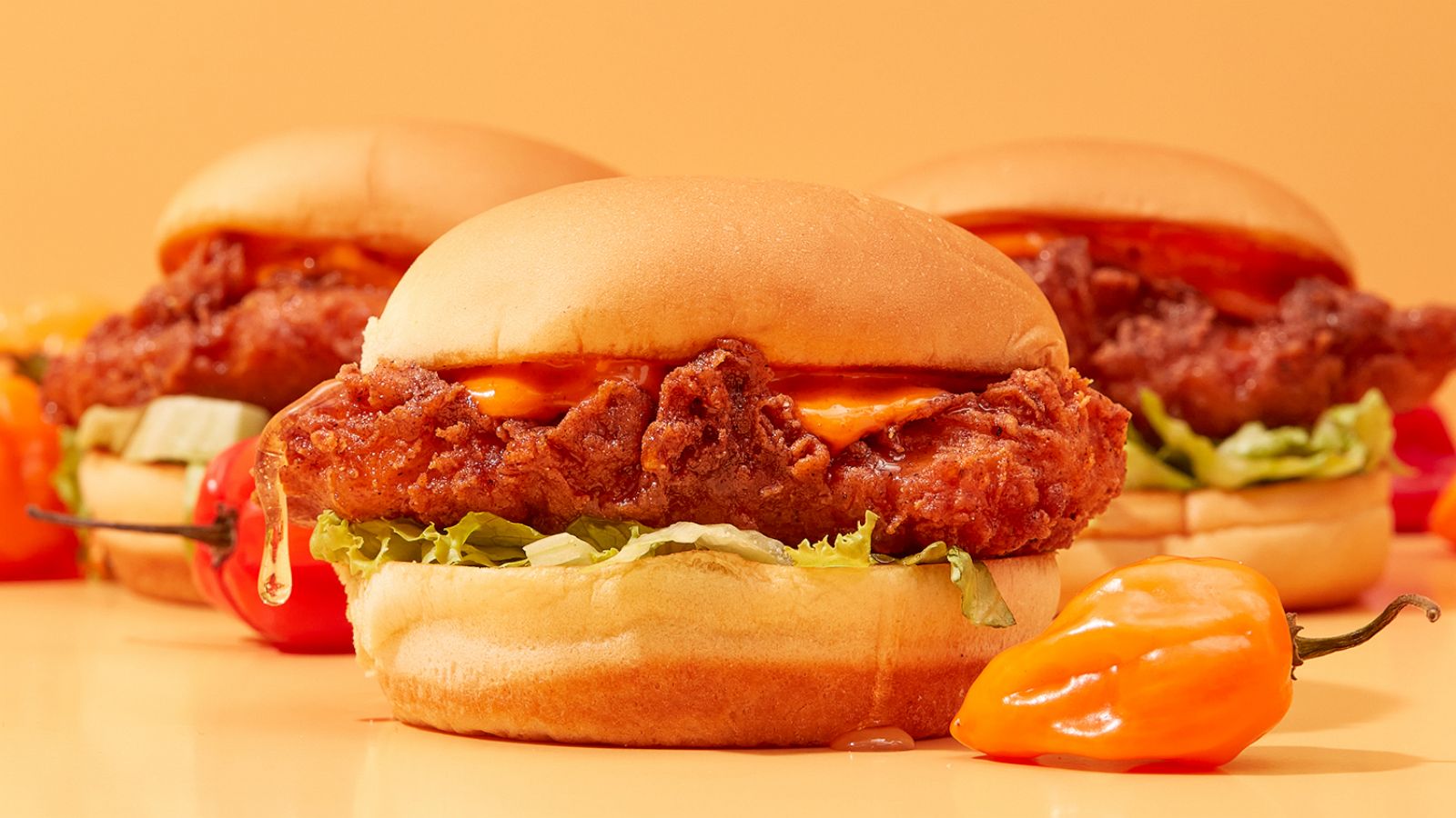 PHOTO: New hot honey chicken sandwiches will debut July 1 at Shake Shack.