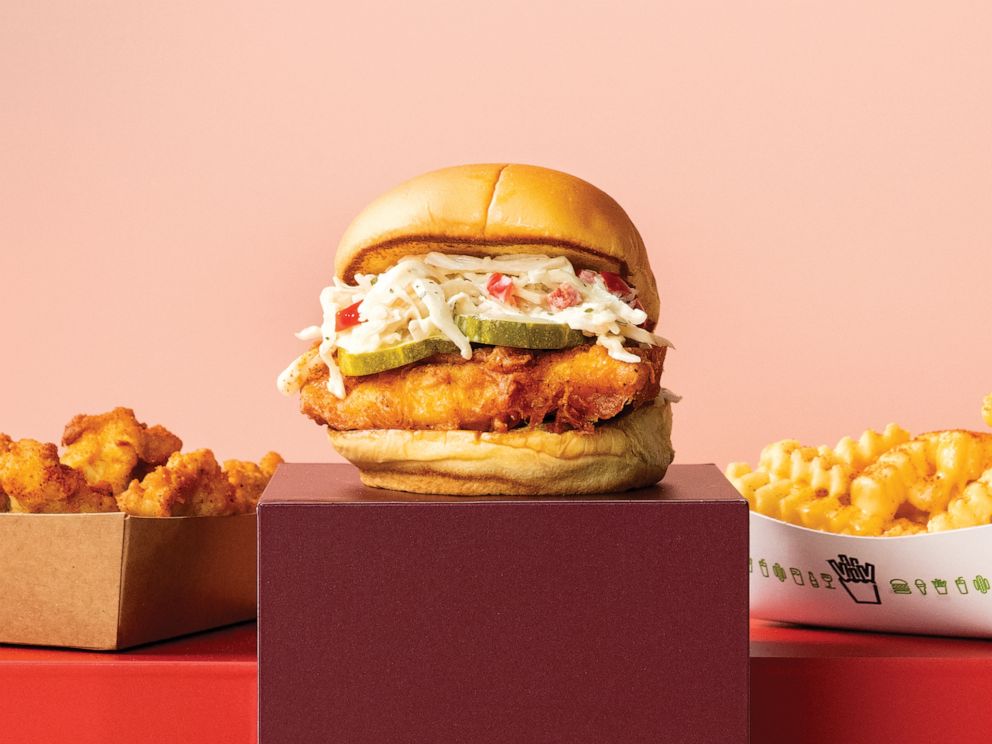 PHOTO: Hot Chick’n sandwich returns to Shake Shack along with new Hot Chick’n Bites, Hot Spicy Fries and Hot Spicy Cheese Fries made with guajillo and cayenne pepper dusting.