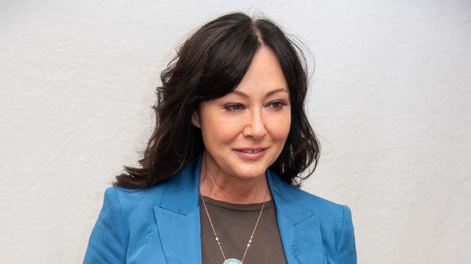 PHOTO: Shannen Doherty is photographed during a press event at the Four Seasons Hotel on Aug. 08, 2019, in Beverly Hills, Calif.