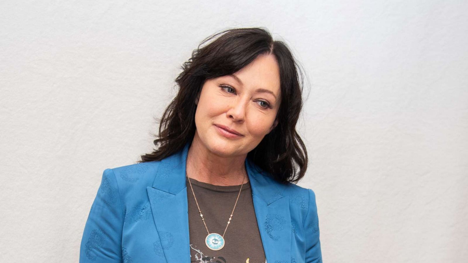 PHOTO: Shannen Doherty appears at the "BH90210" press conference at the Four Seasons Hotel on Aug. 08, 2019, in Beverly Hills, Calif.