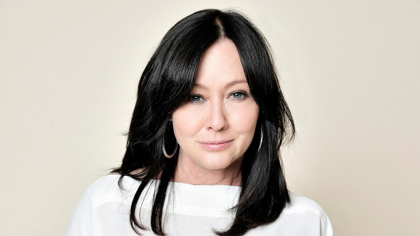 PHOTO: Shannen Doherty poses for a portrait in the Getty Images & People Magazine Portrait Studio at Hallmark Channel and American Humanes 2019 Hero Dog Awards at the Beverly Hilton on October 05, 2019 in Beverly Hills, California.