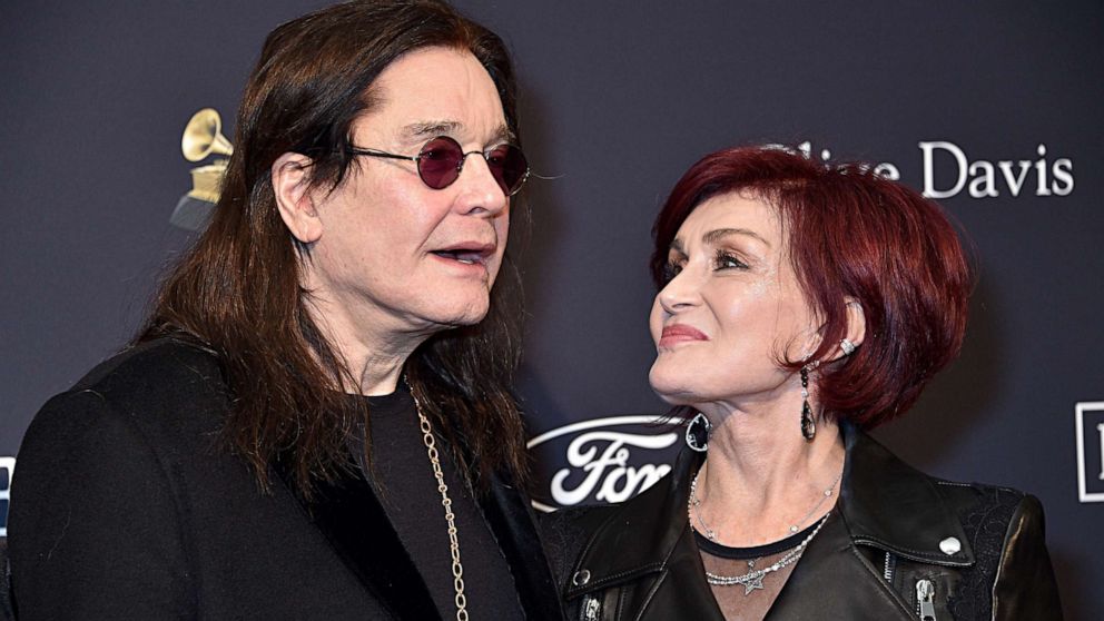 PHOTO: In this Jan. 25, 2020, file photo, Ozzy Osbourne and Sharon Osbourne attend an event in Beverly Hills, Calif.