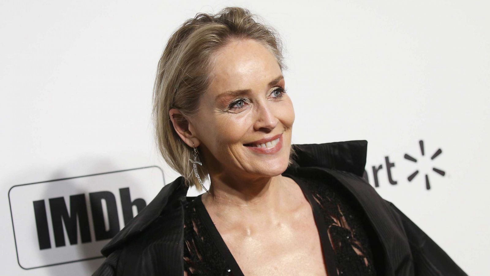 PHOTO: Actress Sharon Stone attends the 28th Annual Elton John AIDS Foundation Academy Awards Viewing Party, Feb. 9, 2020, in West Hollywood, Calif.