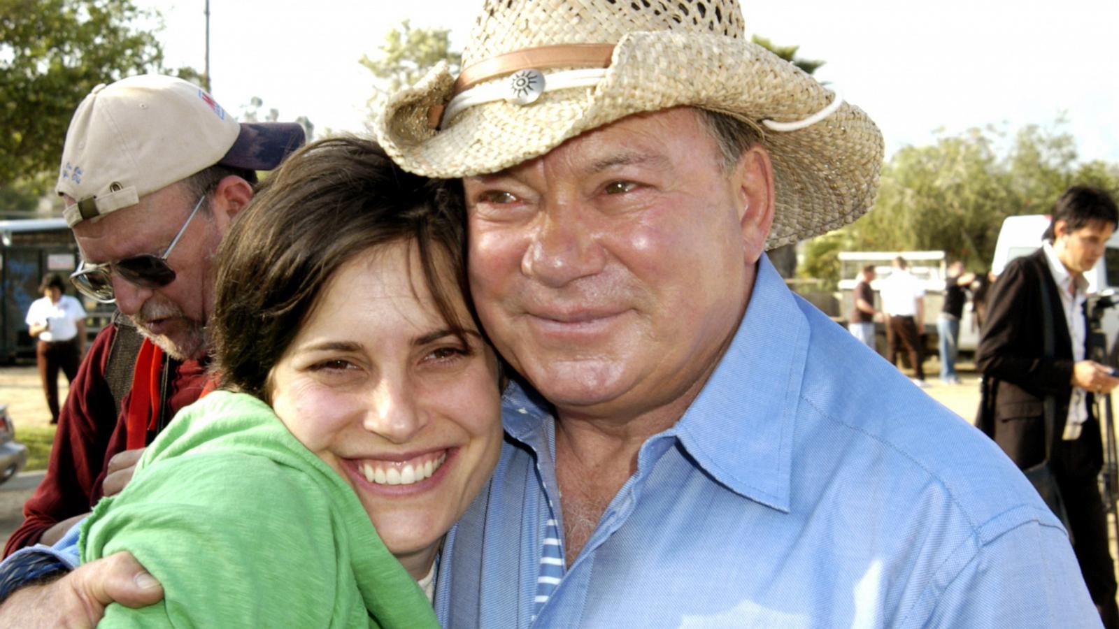 PHOTO: Melanie Shatner and father William Shatner during William Shatner Wells Fargo Hollywood Charity Horse Show, April 29, 2006, at Los Angeles Equestrian Center in Burbank, Calif.