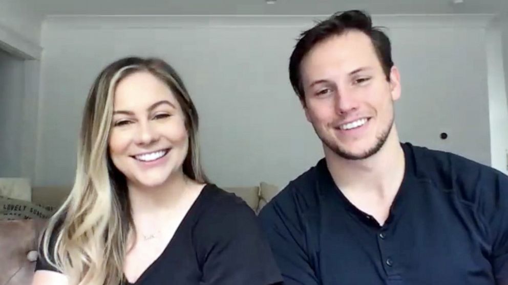 VIDEO: Shawn Johnson East and Andrew East compete in the Newlywed Game challenge 