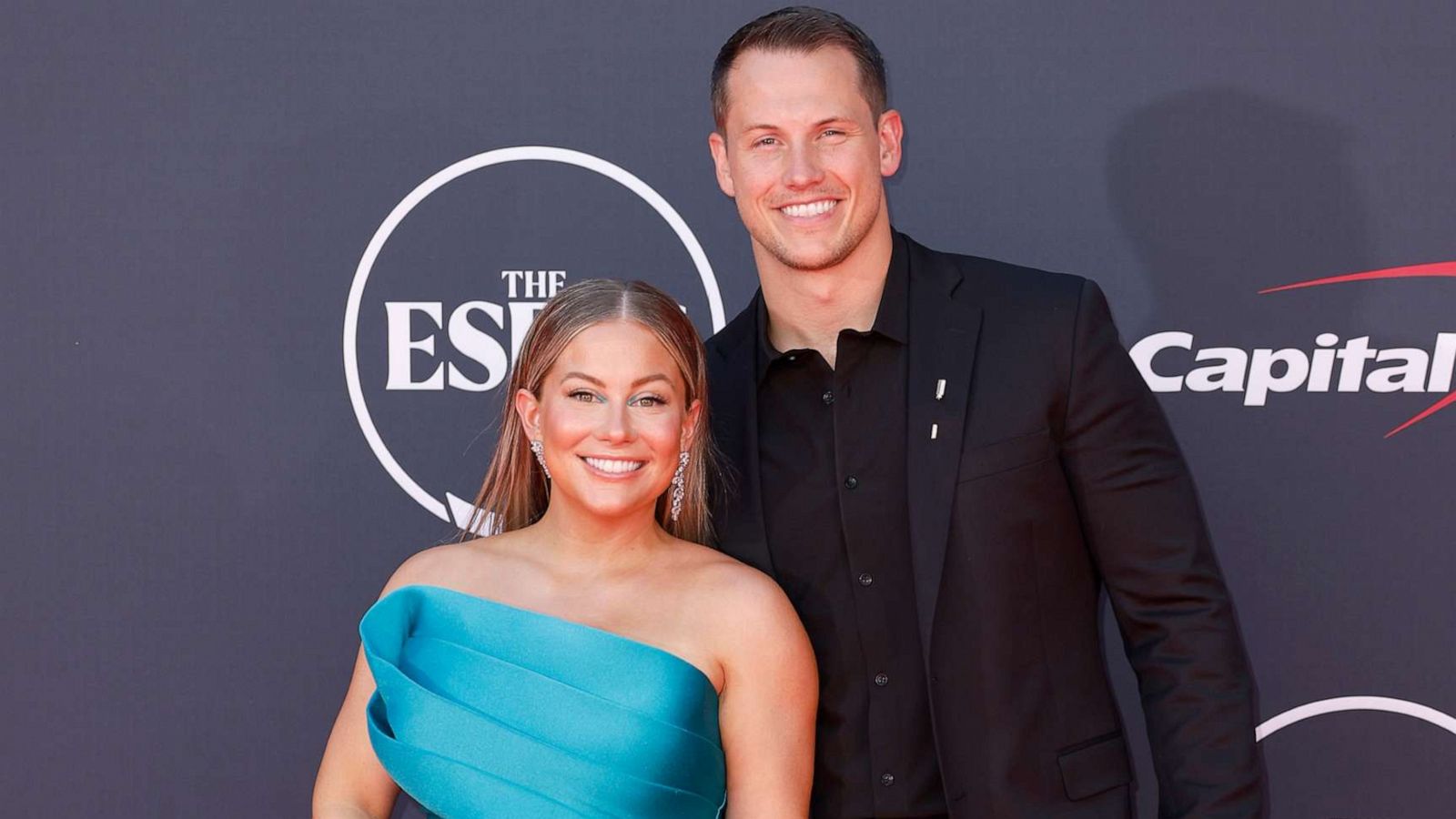 PHOTO: Shawn Johnson East and Andrew East attend The 2023 ESPY Awards on July 12, 2023, in Hollywood, Calif.