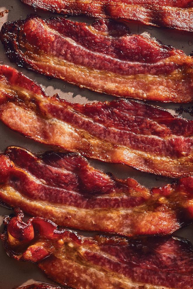 PHOTO: A tray of crispy sheet pan bacon from Tamron Hall's new cookbook.