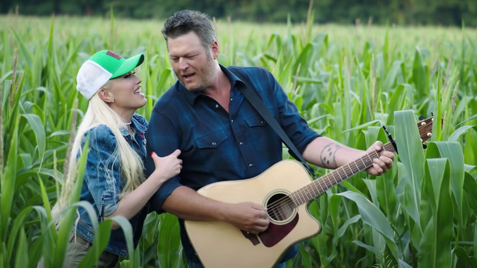 PHOTO: Gwen Stefani and Blake Shelton are seen in the music video "Happy Anywhere."