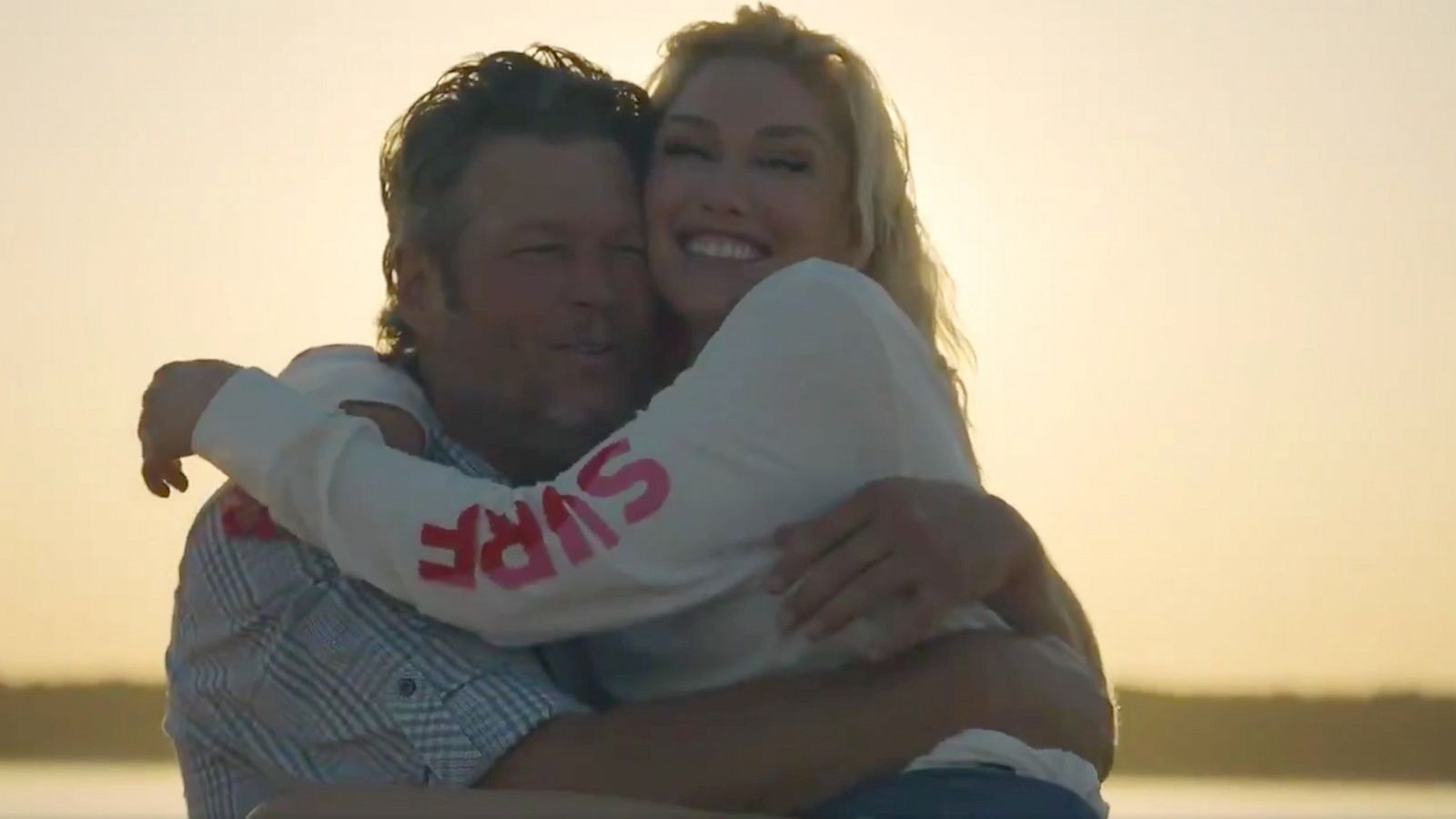 PHOTO: Blake Shelton and Gwen Stefani are seen in a video posted to Blake Shelton's Twitter account.