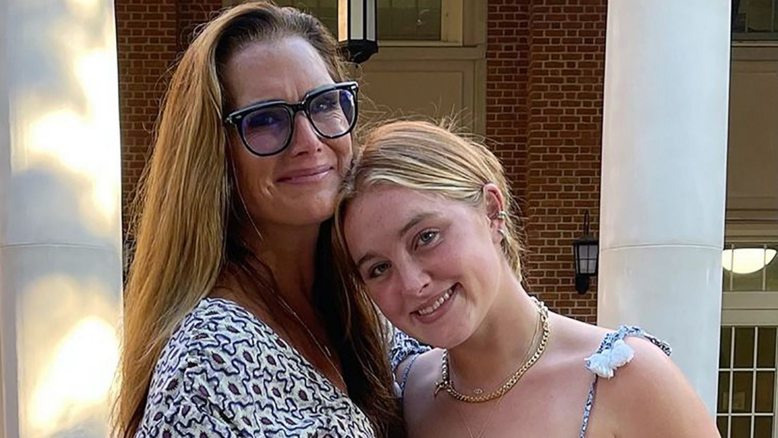 PHOTO: Brooke Shields posted this photo to social media after dropping her daughter Rowan off at college, Aug. 22, 2021.