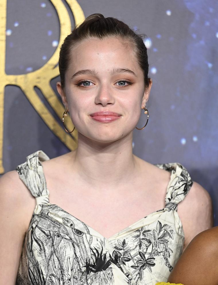 PHOTO: Shiloh Jolie-Pitt attends the "The Eternals" UK Premiere at BFI IMAX Waterloo on October 27, 2021 in London, England.