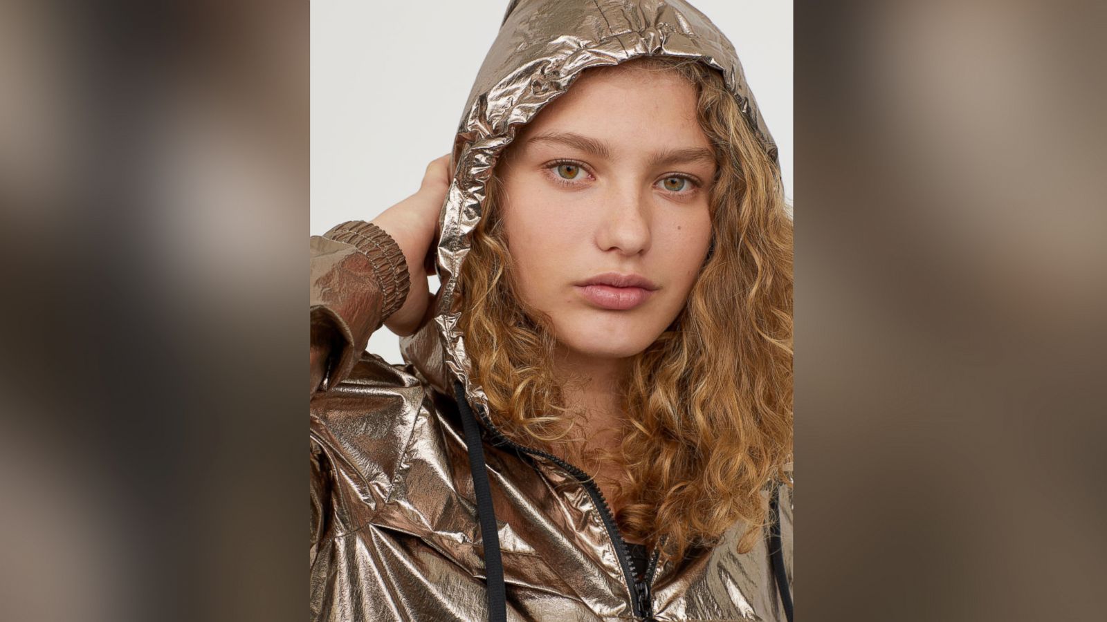 PHOTO: H&M, Shimmering Metallic Anorak, $24.99