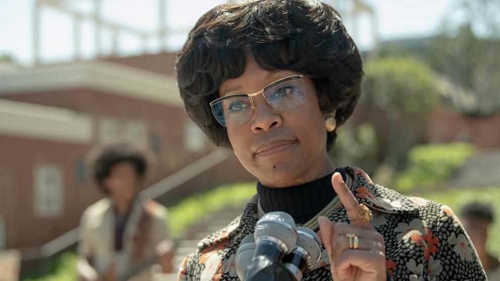 PHOTO: Regina King, as Shirley Chisholm, in a scene from "Shirley."