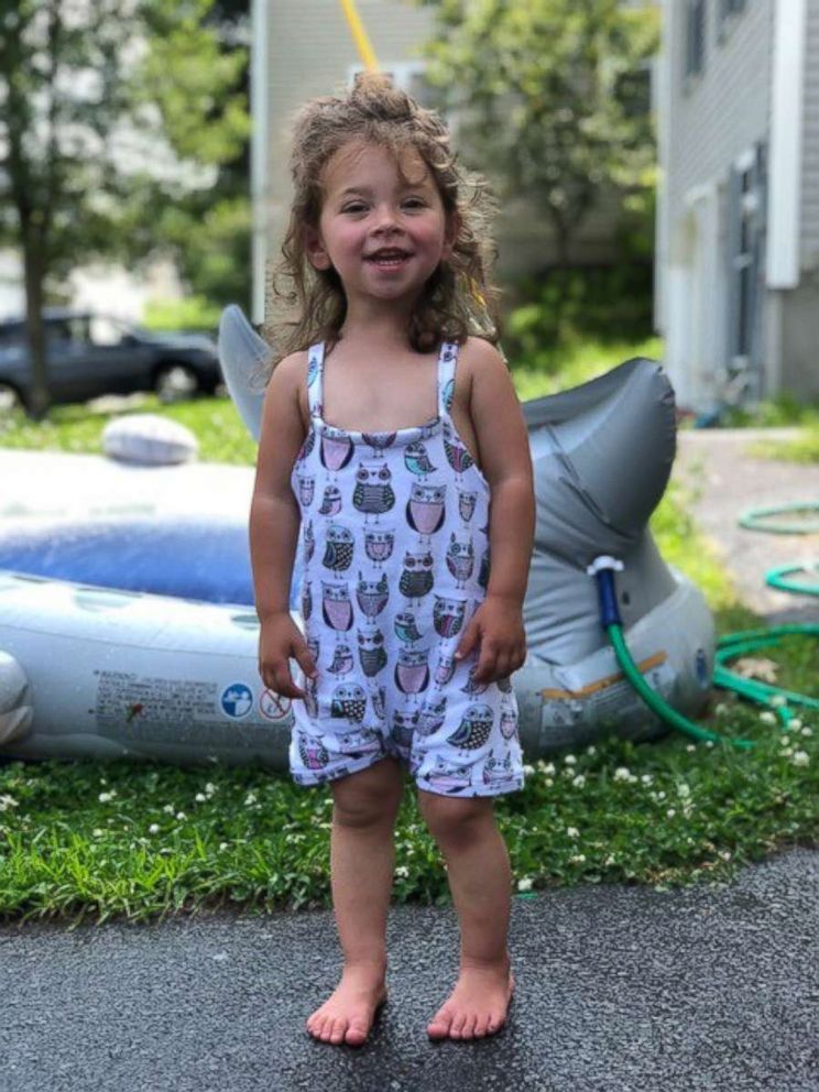 PHOTO: Carli Grant has made shirts, dresses and rompers for he kids out of garments once owned by other family memebrs in the household.