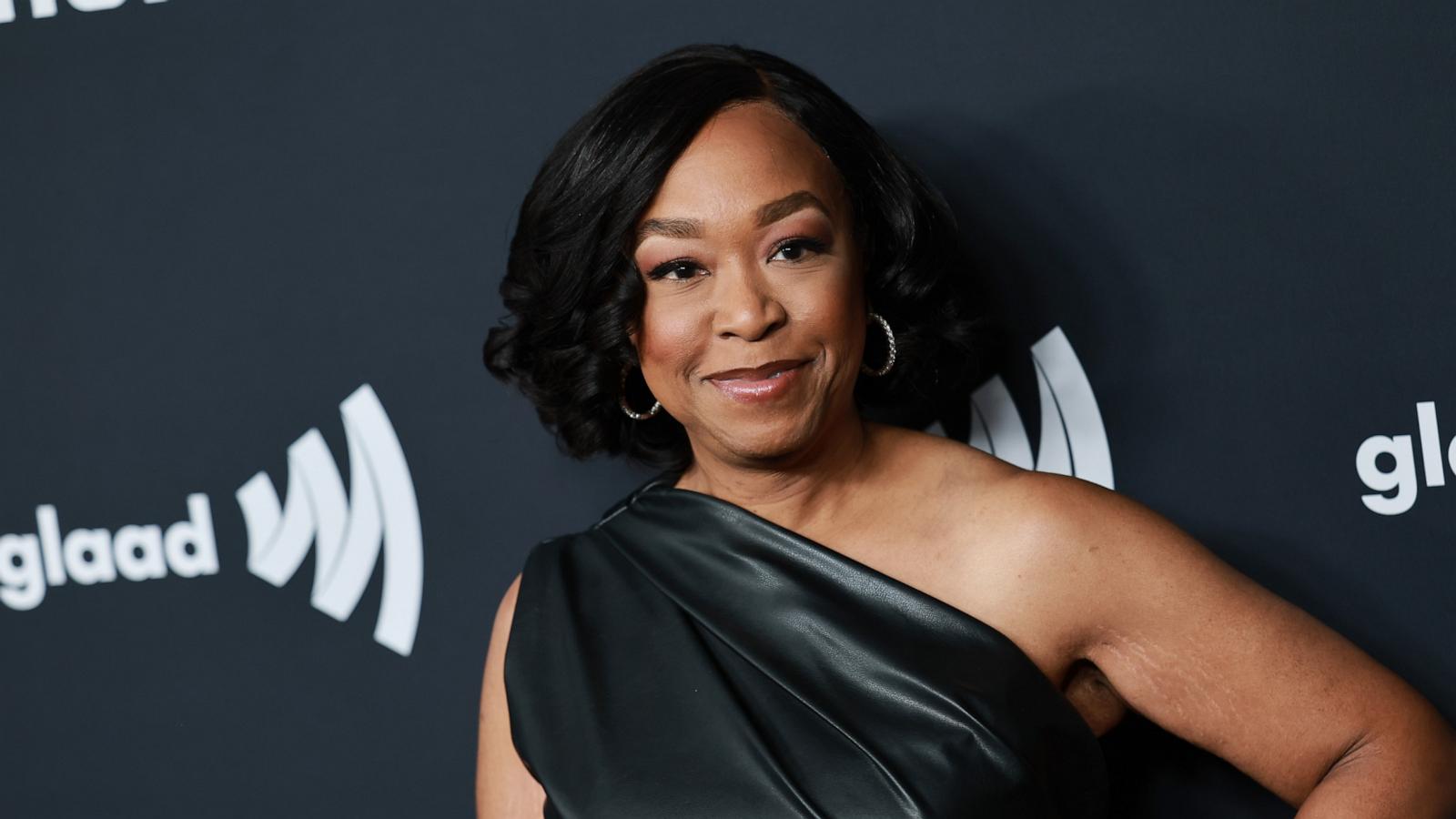 PHOTO: Shonda Rhimes attends the 35th GLAAD Media Awards, March 14, 2024, in Beverly Hills, Calif.