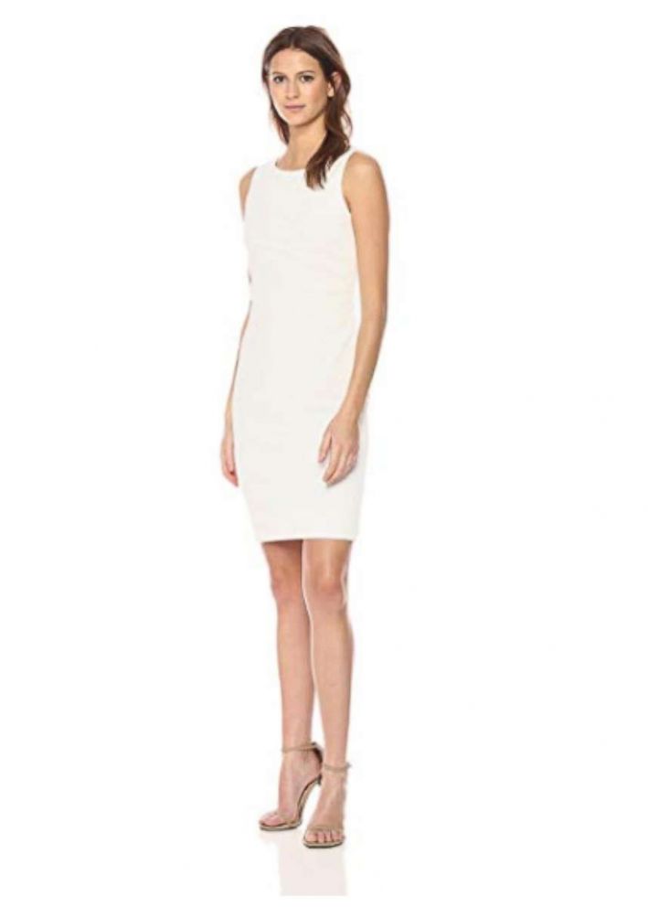 PHOTO: The Calvin Klein Women's Sleeveless Scuba Starburst Sheath Dress is pictured here.