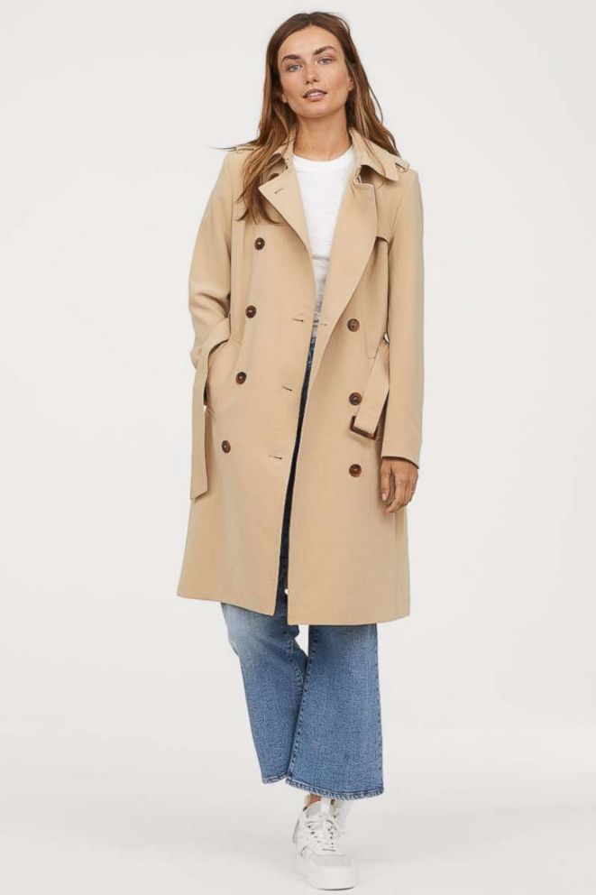 PHOTO: A $69.99 trenchcoat by H&M is pictured here.