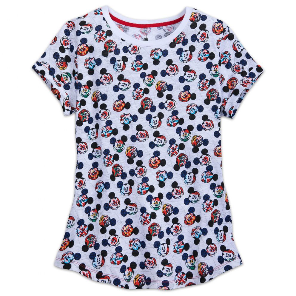 PHOTO: Mickey Mouse Epcot Flags Shirt for Women