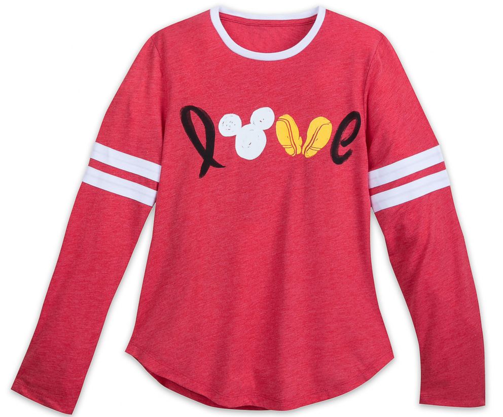 PHOTO: Mickey Mouse Long Sleeve Love Shirt for Women