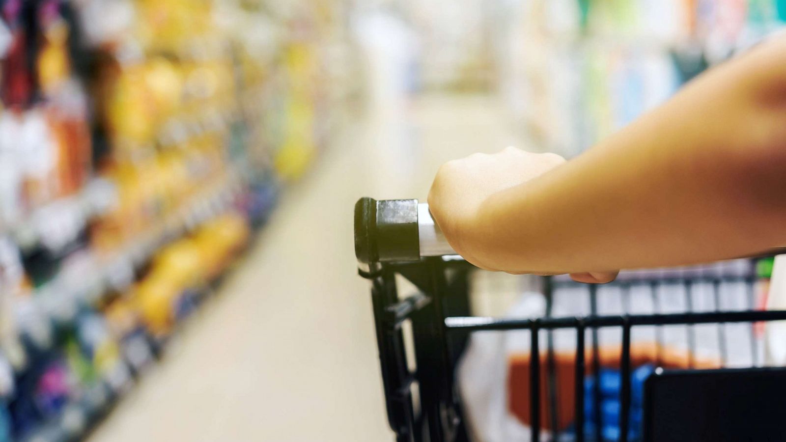 PHOTO: A woman shops in a supermarket in this undated stock photo.