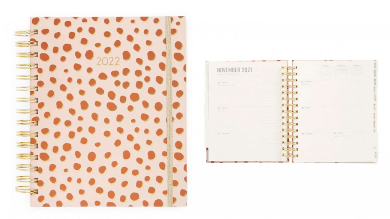 PHOTO: Cheetah weekly spiral planner from Papersource is sold at Nordstrom.com.