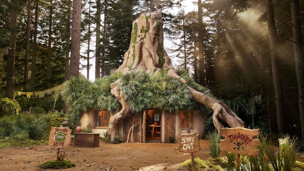 PHOTO: This Halloween, the famed swamp from DreamWorks Animation's "Shrek" will be available for a unique stay through Airbnb.