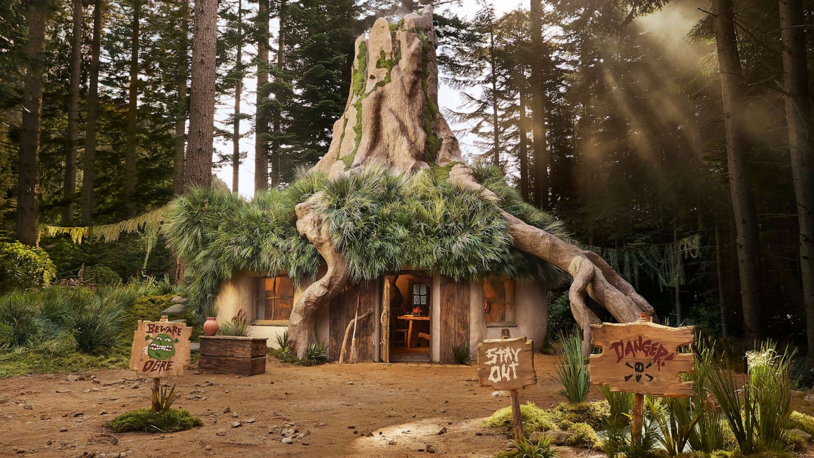 PHOTO: This Halloween, the famed swamp from DreamWorks Animation's "Shrek" will be available for a unique stay through Airbnb.