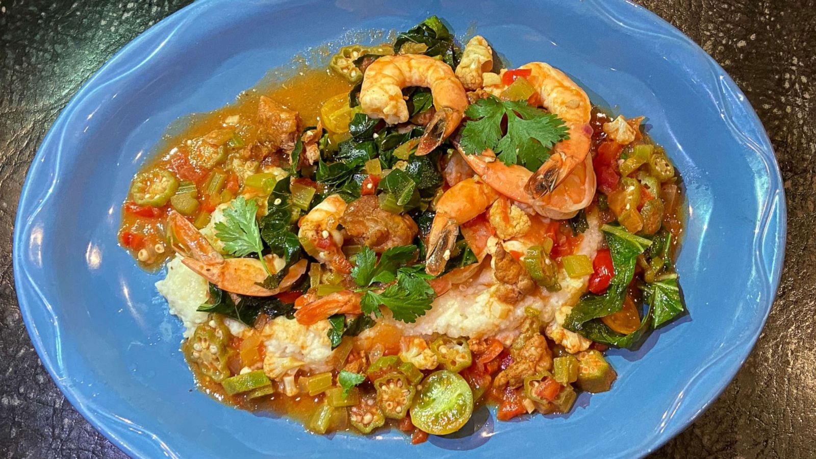 PHOTO: Marcus Samuelsson's shrimp and grits.