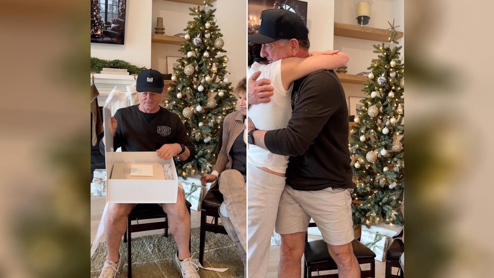 PHOTO: Shylah May surprised her stepfather Ralph Kenyon with a special Christmas present this year. May asked Kenyon to officiate her upcoming wedding to Trevor Farrow.