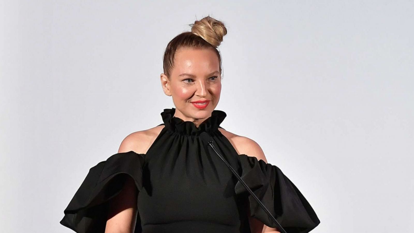 PHOTO: Sia speaks onstage during The Daily Front Row Fashion LA Awards 2019, on March 17, 2019, in Los Angeles.