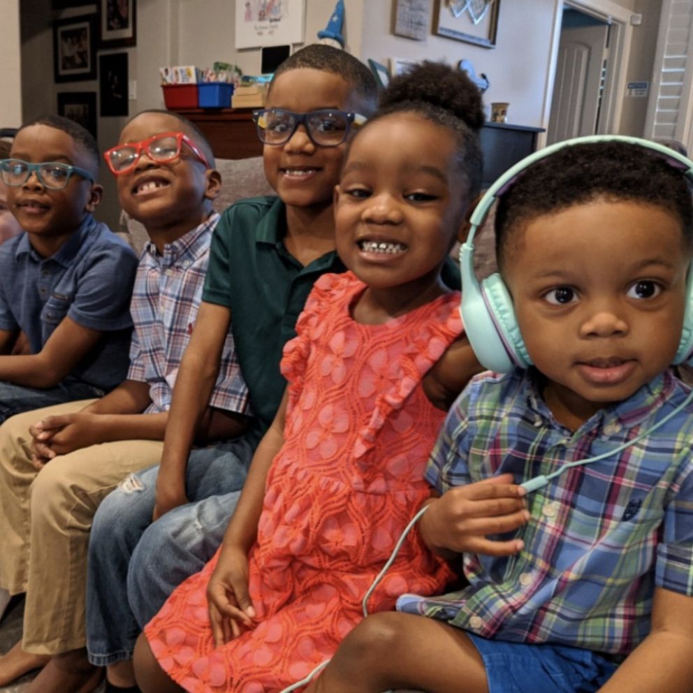 VIDEO: 5 siblings separated in foster care are adopted together