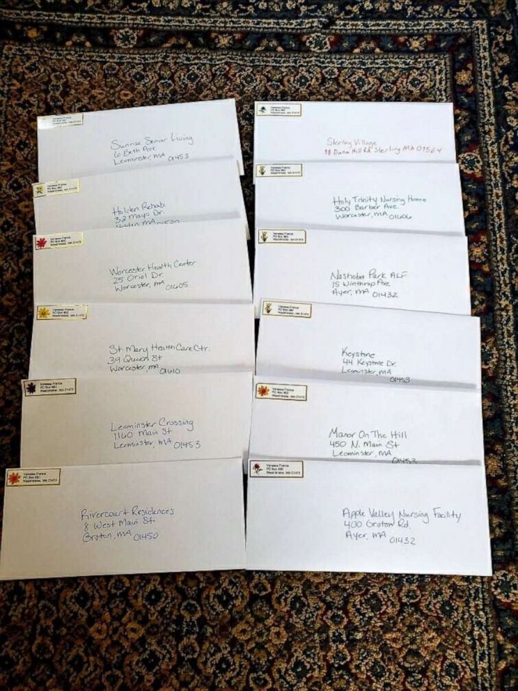 Siblings send handmade cards to nursing home residents during ...