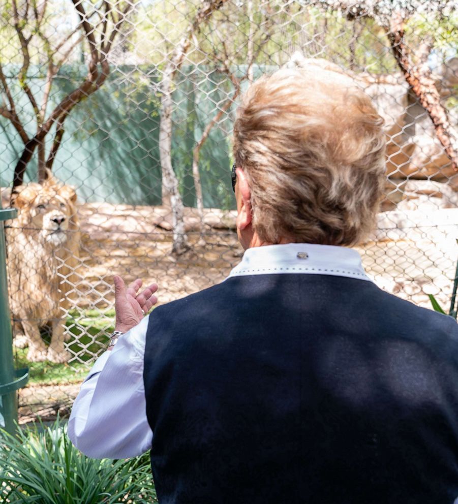 PHOTO: Famed entertainer Siegfried speaks to ABC News in an exclusive interview.