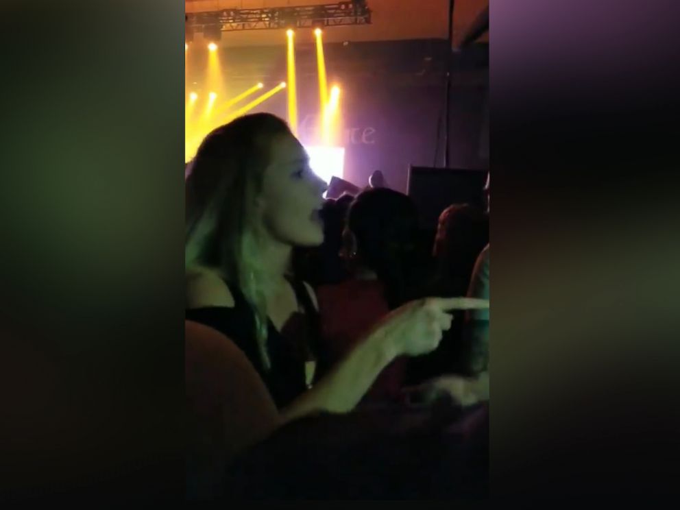 PHOTO: Karri Carberry, 19, used American Sign Language to sign the lyrics at a Three Days Grace concert in Canada.