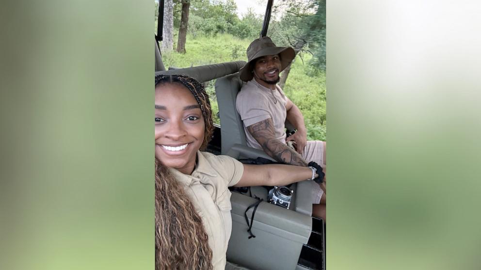 PHOTO: Simone Biles appears in a photo with her husband Jonathan Owens shared on her Instagram story. 