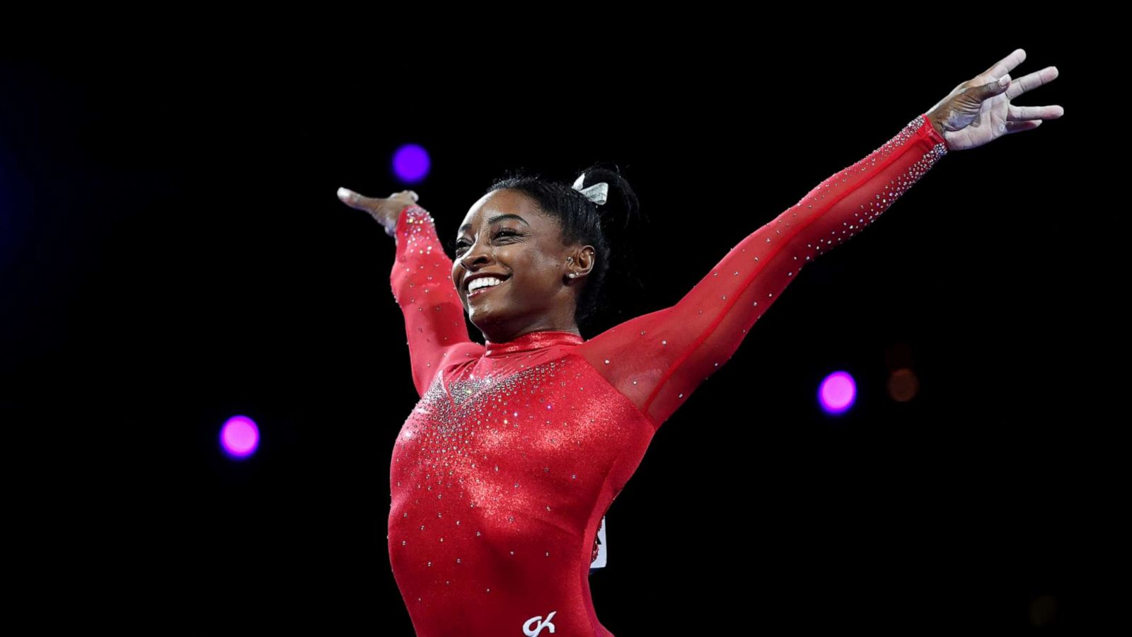 PHOTO: Simone Biles competes on Vault during the Apparatus Finals on Day 9 of the FIG Artistic Gymnastics World Championships at Hanns Martin Schleyer Hall on Oct. 12, 2019 in Stuttgart, Germany.