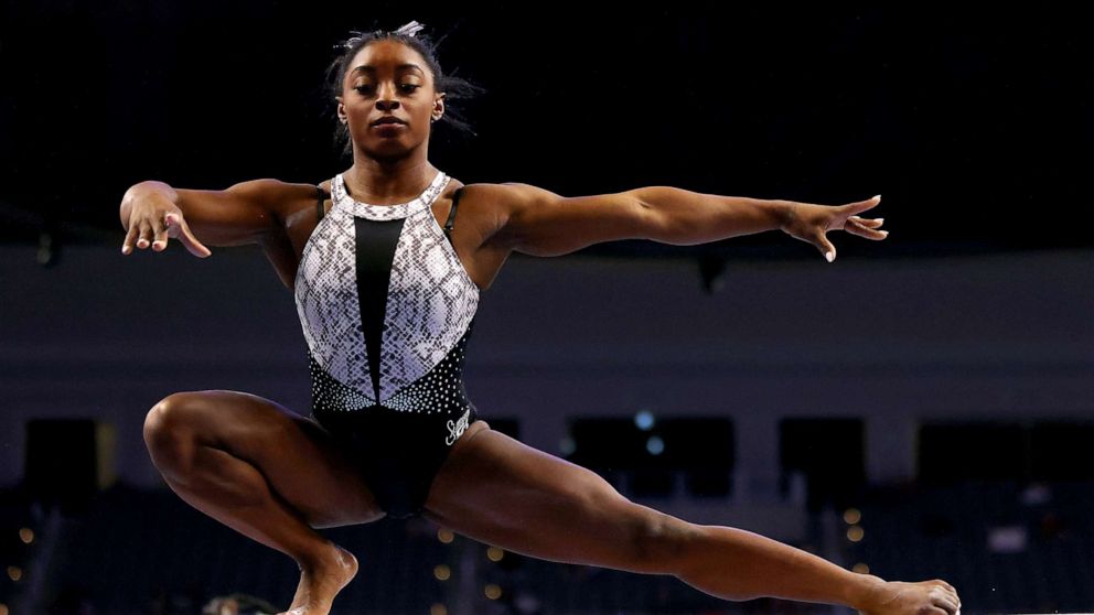 Simone Biles makes history with 7th US gymnastics title - ABC News