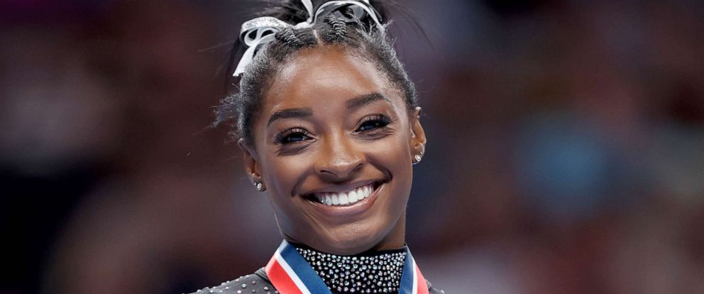 Simone Biles wins a record 8th US Gymnastics title a full decade