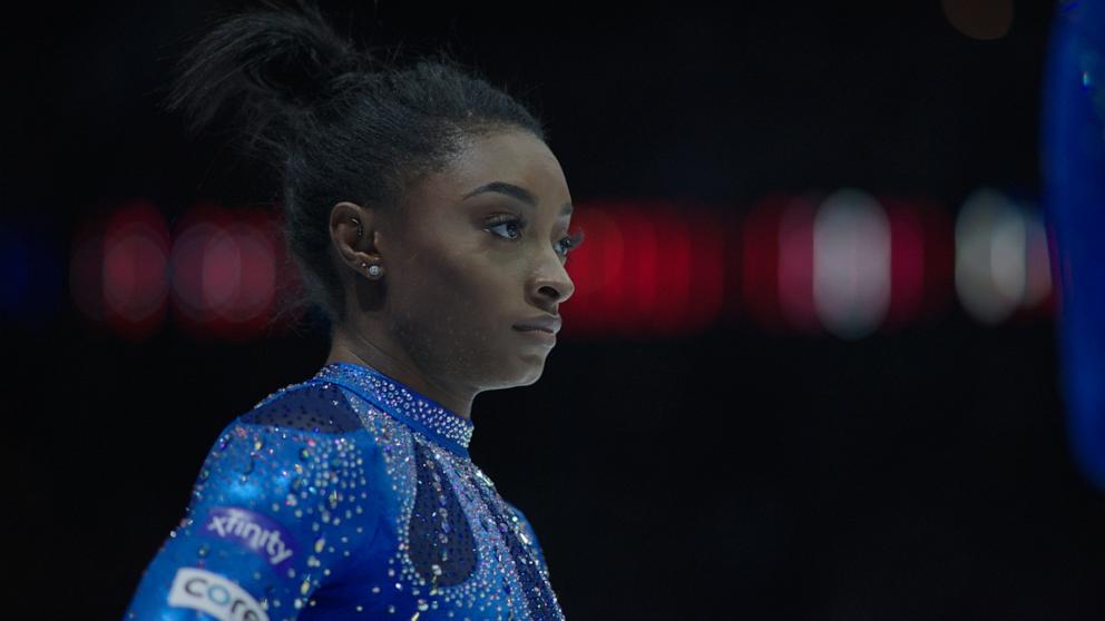 PHOTO: Simone Biles is pictured in the docuseries "Simone Biles Rising."