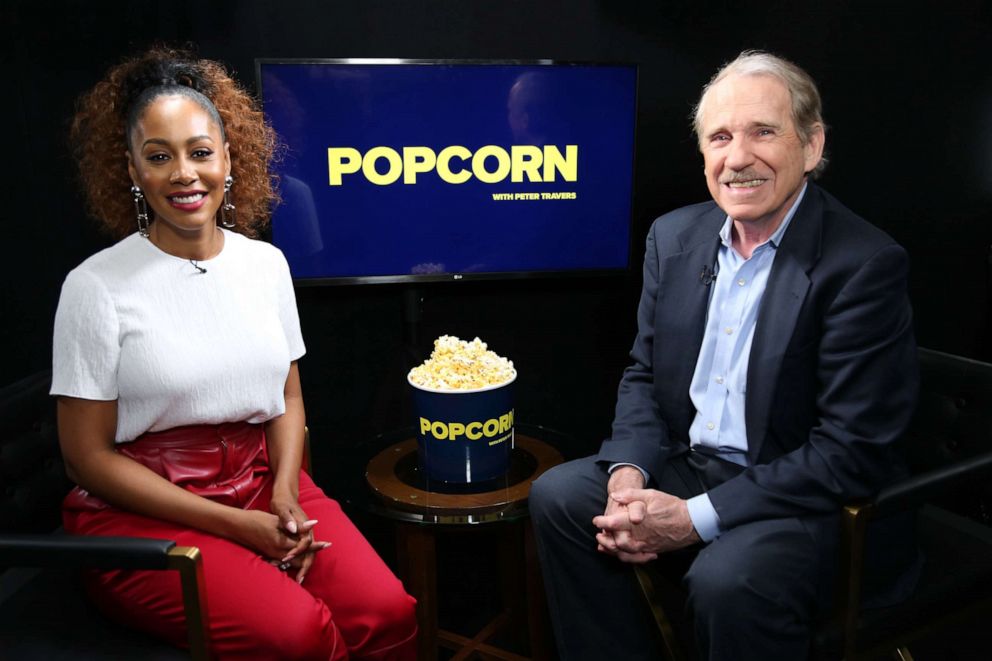 PHOTO: Simone Missick appears on "Popcorn with Peter Travers" at ABC News studios, Feb. 24, 2020, in New York.