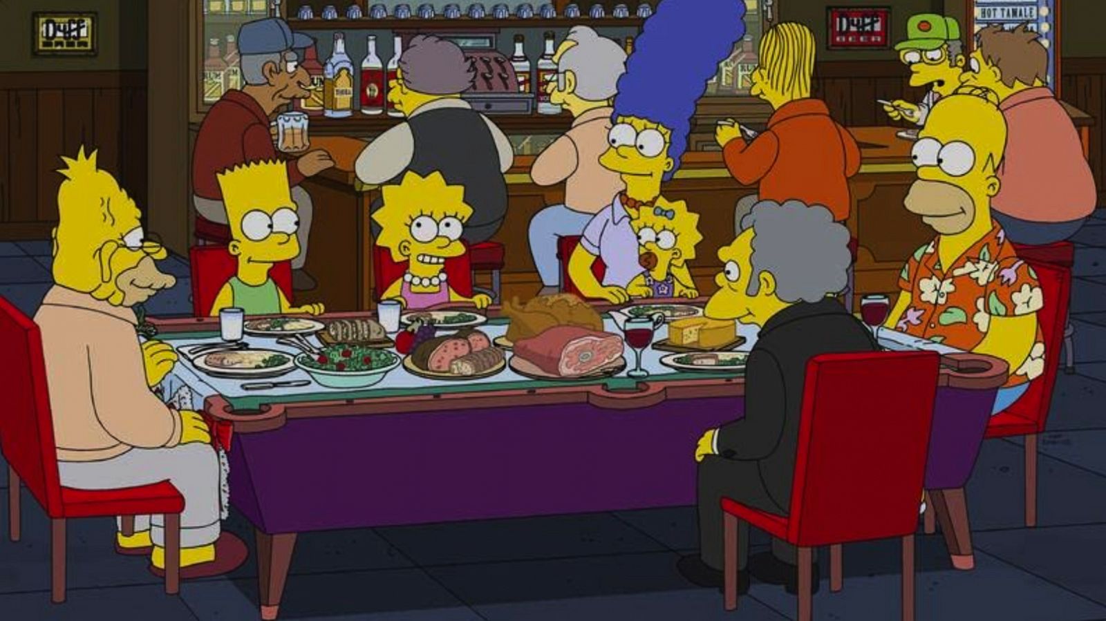 PHOTO: A scene from the "The Simpsons" - "'Tis the 30th Season" (S30 E10).