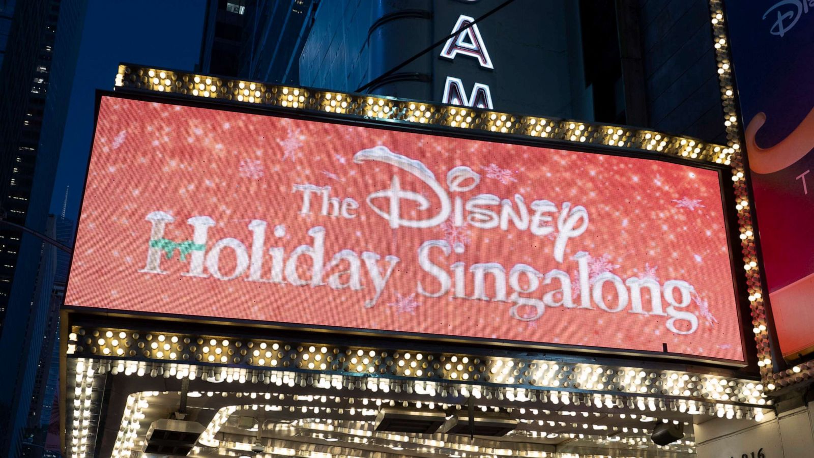 PHOTO: Disney on Broadway makes its heartwarming return to the New Amsterdam Theatre for the first time since March.