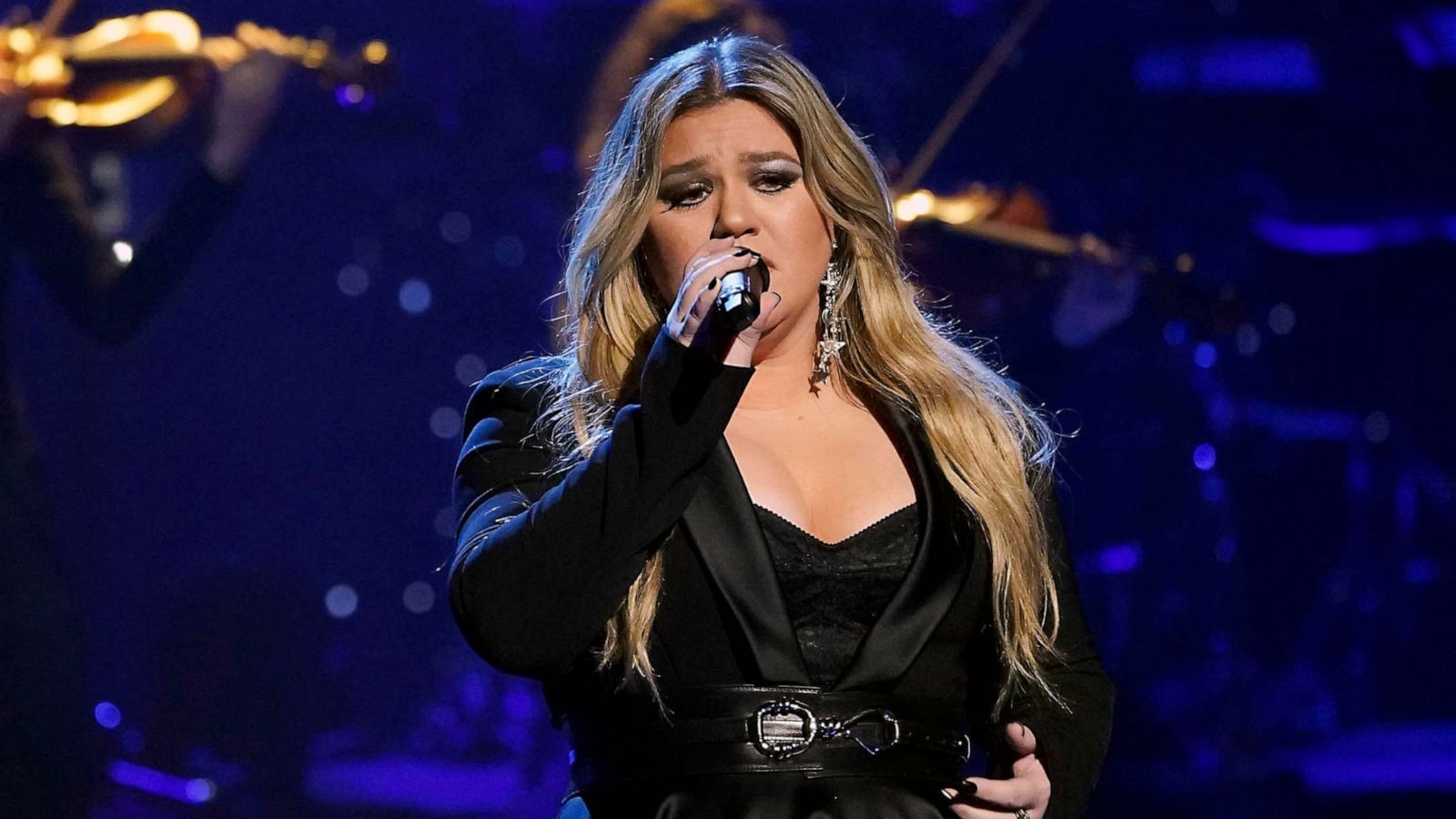 PHOTO: FILE - Kelly Clarkson performs at the iHeartRadio Music Awards, March 27, 2023, at the Dolby Theatre in Los Angeles.